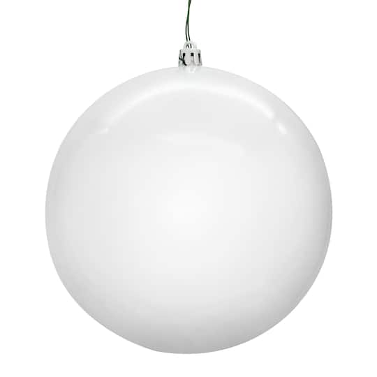 Vickerman 8" Shiny Seamless Ball Christmas Ornament